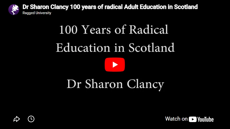 Sharon on Adult Education and the 1919 Report